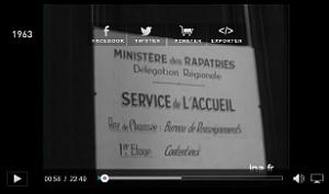 OU EN SONT LES RAPATRIES EN 1963
